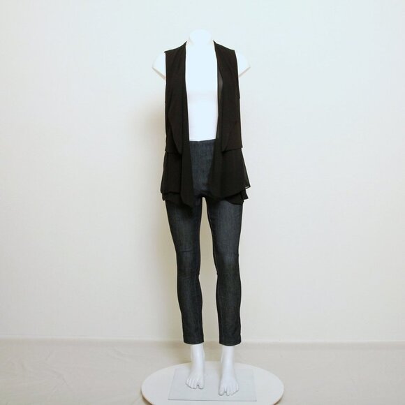 Shesmiss Chiffon Waterfall Layered Vest - Picture 12 of 15